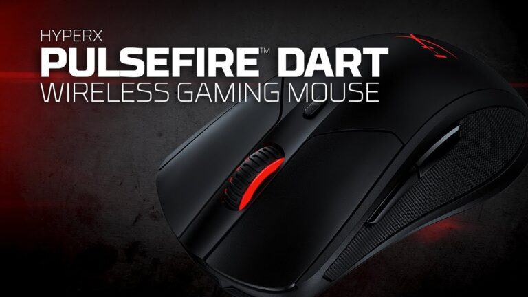 mouse gaming hyperx pulsefire dart en uso