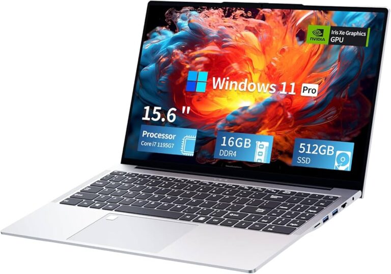 notebook moderna con tarjeta grafica visible