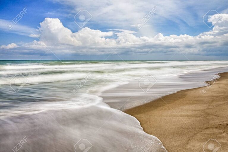 olas rompiendo suavemente en la orilla