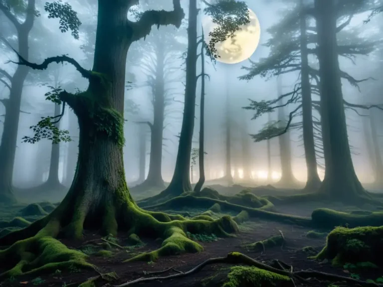 paisaje misterioso de los marcados