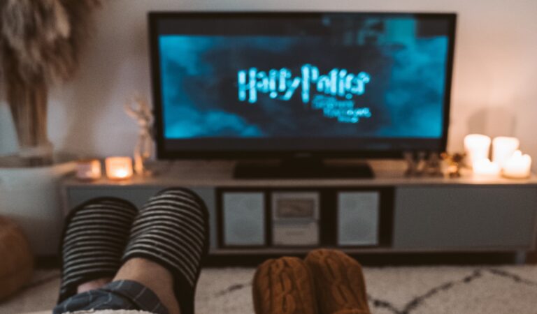 pantalla de television con harry potter