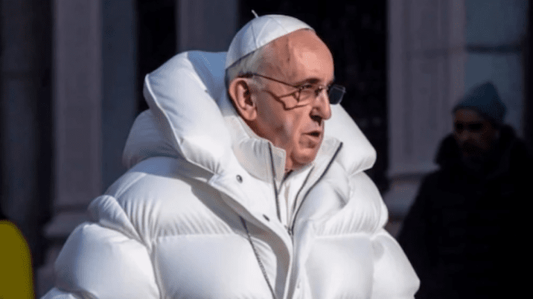 Quién es el Papa que fue visto con campera blanca en público 6 papa con campera blanca en un evento