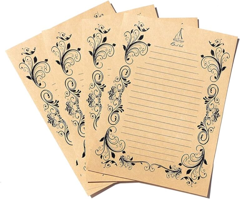 papeles de carta retro en diferentes disenos