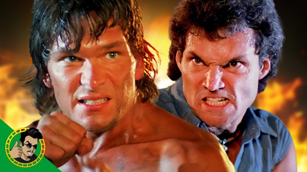 Qué hizo Patrick Swayze en la película Road House 1 patrick swayze luchando en un bar