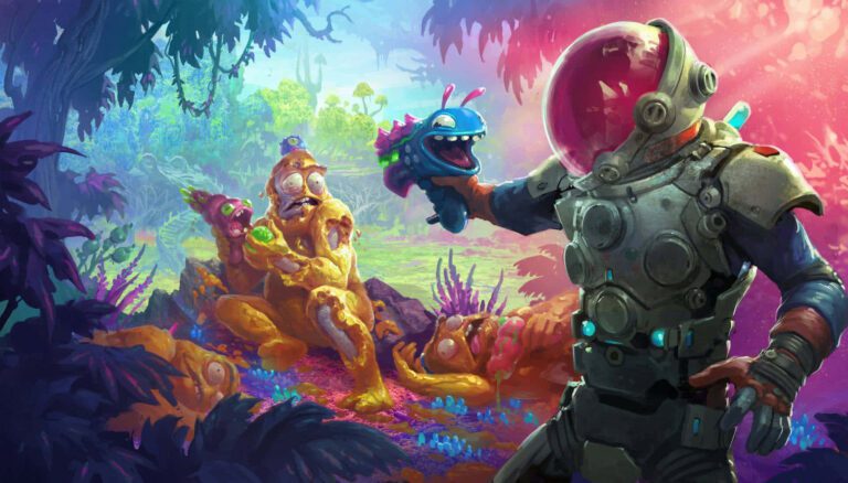 personaje de videojuego en accion emocionante