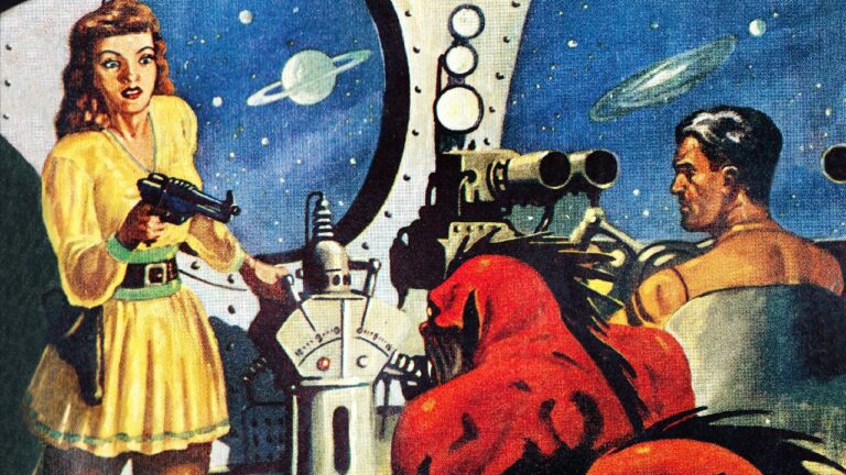 personajes de ciencia ficcion viajando por el espacio