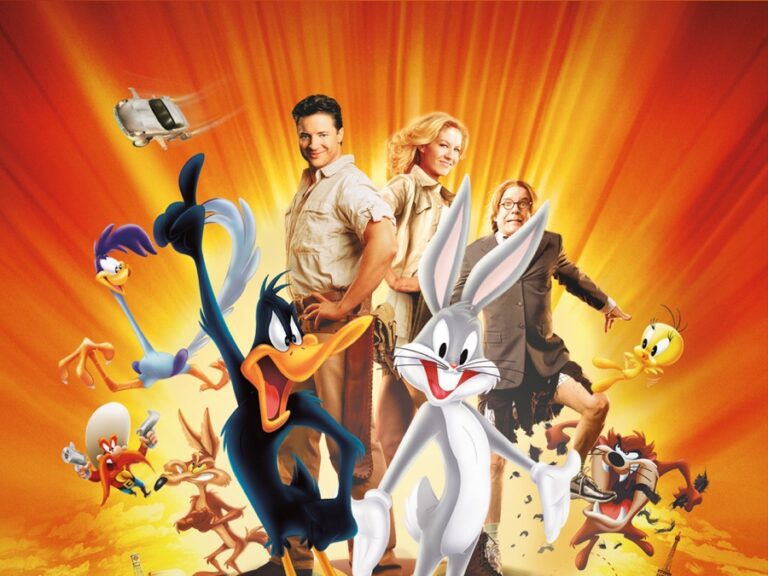 personajes de looney tunes en accion