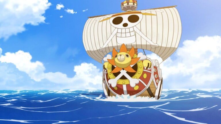 Cuál es el orden correcto para ver One Piece completo y disfrutarlo 4 personajes de one piece navegando en un barco