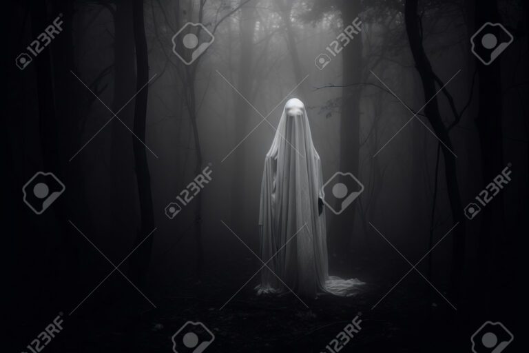 personajes sombrios en paisajes oscuros