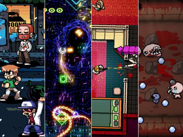 plataforma de videojuego retro y pixelado