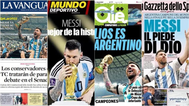 portada de un diario deportivo argentino