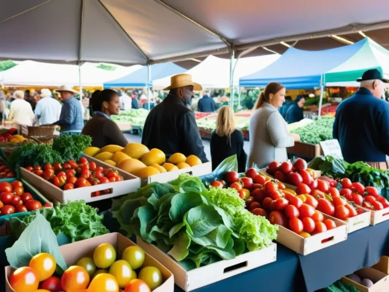 productos variados en un mercado local