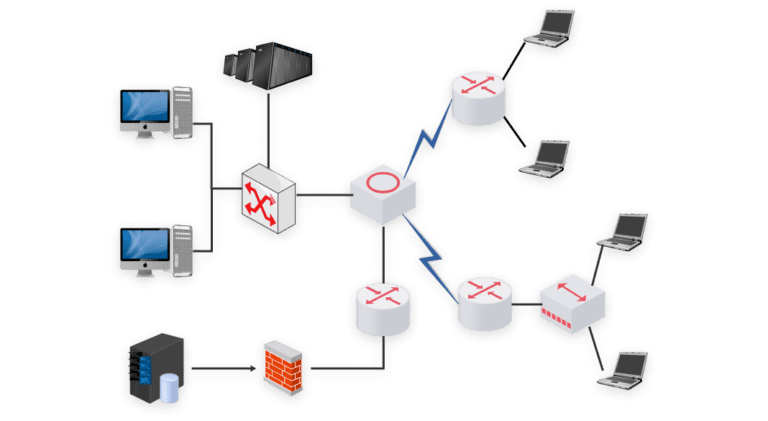 redes conectadas que simbolizan la web