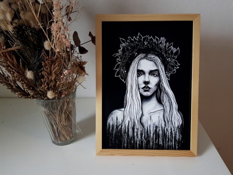 retrato artistico de anya taylor joy