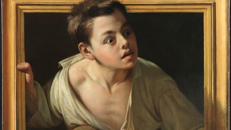 retrato de un artista reflexionando