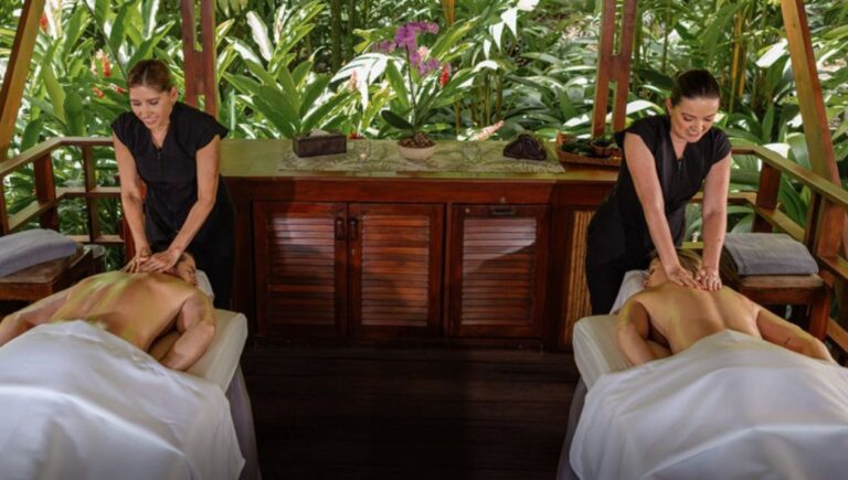 spa con ambiente relajante y naturaleza