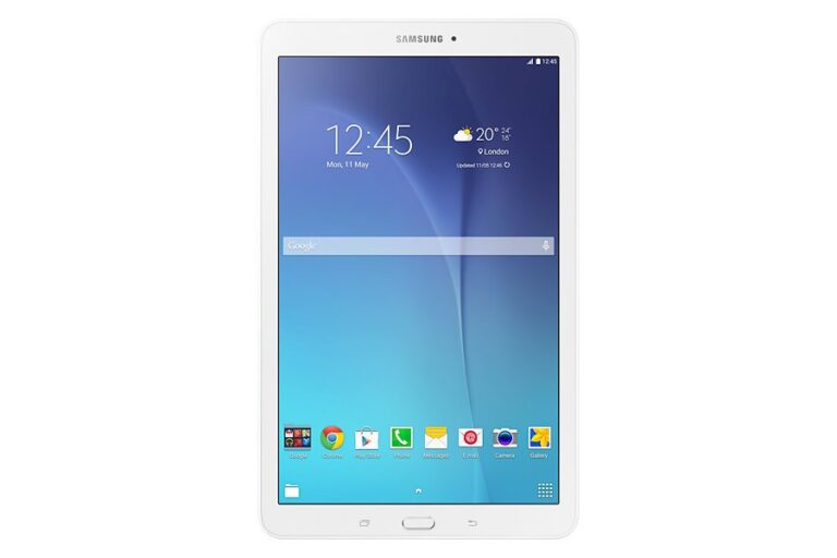 tablet samsung tab e en uso cotidiano