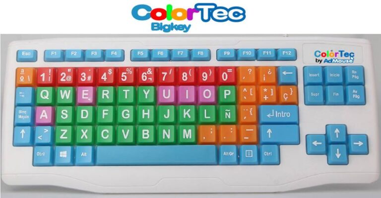 teclado con teclas de impresion en accion