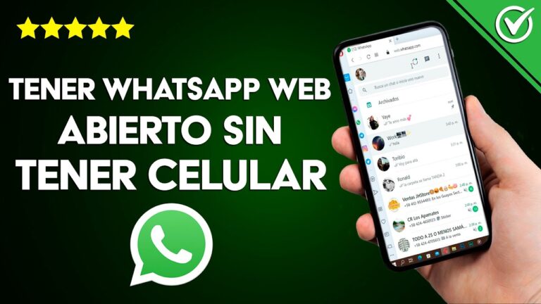 telefono movil con whatsapp abierto 1