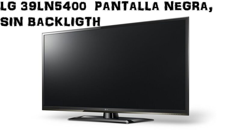 televisor con pantalla en negro y sonido