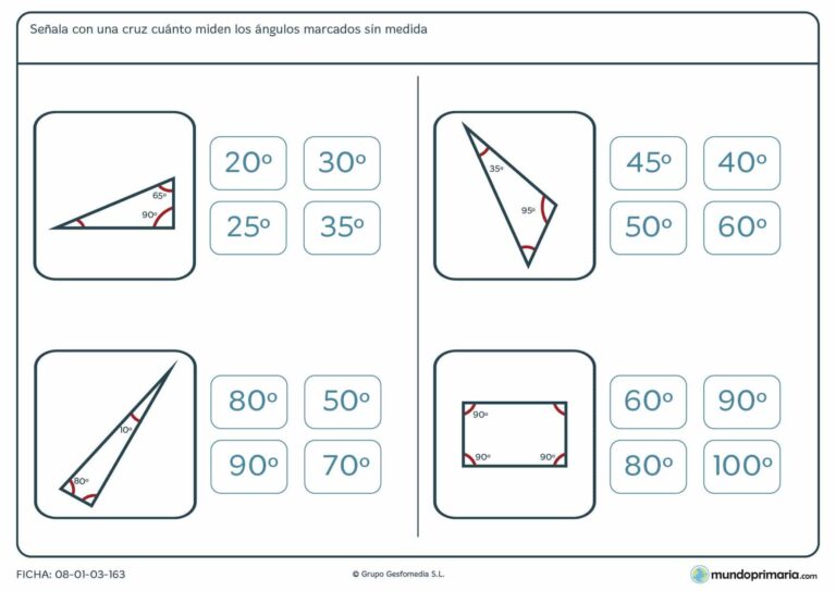 Cómo se calculan los ángulos de un triángulo de forma sencilla 18 triangulo con sus angulos marcados