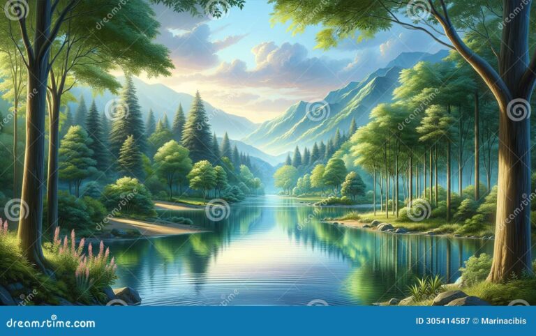 un paisaje sereno en la naturaleza