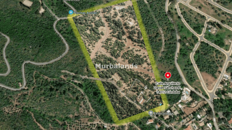 vista aerea de terrenos en cordoba