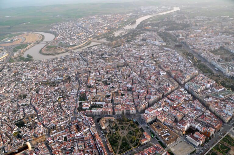 vista aerea del pueblo de cordoba