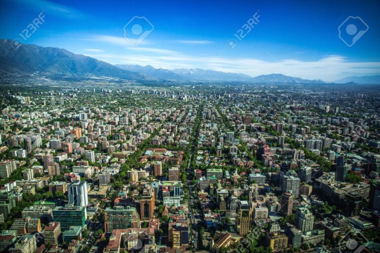 vista panoramica de santiago de chile