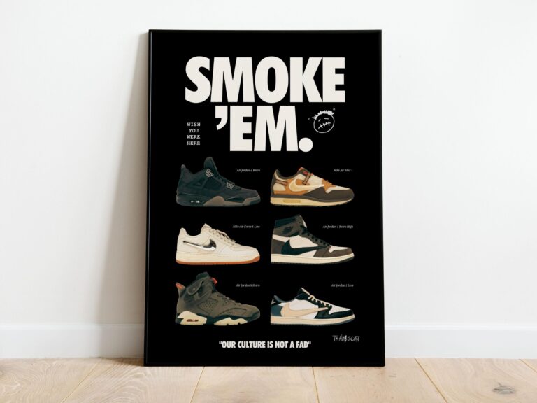 zapatillas nike travis scott en exhibicion